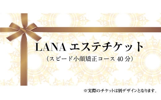 Lanaエステチケット スピード小顔矯正コース40分 佐賀県小城市 ふるさと納税 ふるさとチョイス