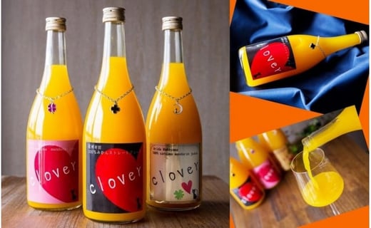 プレミアム100 みかんジュースclover 3本セット 化粧箱入り 和歌山県和歌山市 ふるさと納税 ふるさとチョイス