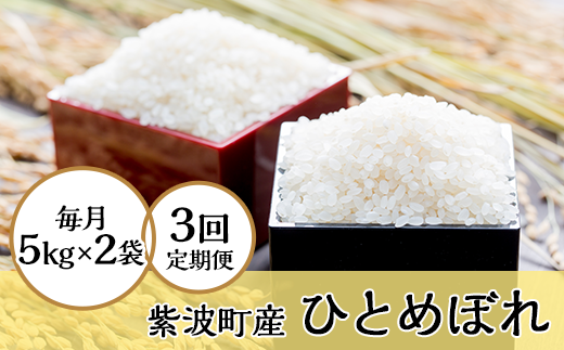 【3ヶ月連続お届け】岩手県紫波町産米ひとめぼれ【Cセット】