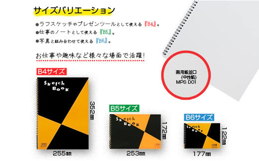 D11 192 マルマンのスケッチブック3種類盛りだくさんセット B4 B5 B6 合計30冊 宮崎県日南市 ふるさと納税 ふるさとチョイス