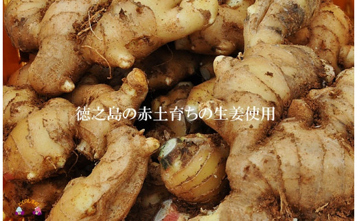 徳之島の赤土育ちの生姜は、栄養抜群な美味しさです。