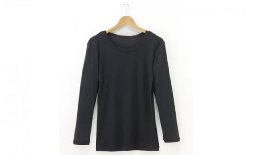 絹生活研究所 インナー メンズ 長袖 ブラック 新潟県十日町市 ふるさと納税 ふるさとチョイス