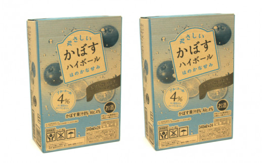 やさしい味かぼすハイボール 2ケース 計48本 大分県国東市 ふるさと納税 ふるさとチョイス