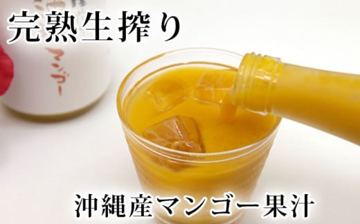 糖度18度の完熟生搾り沖縄マンゴー果汁 809016 - 沖縄県名護市
