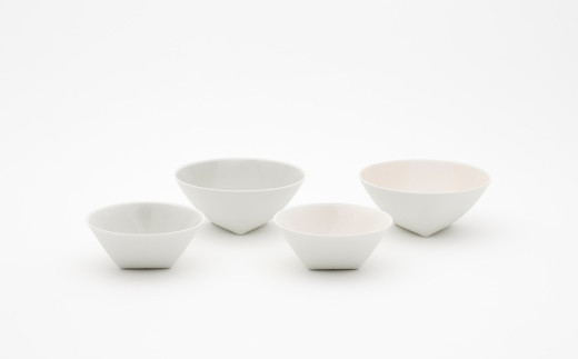 [2016/]有田焼/Bowl 150と180(Gray&Pink)