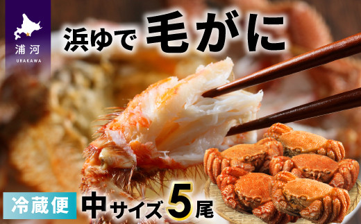 活きたままの毛がにを漁協の大釜で茹であげてお届けします!※画像はイメージです※