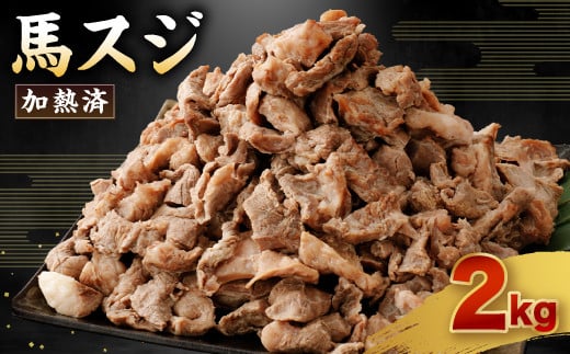 馬スジ 2kg 500g×4袋 加熱 ボイル済み 調理済 冷凍 321617 - 熊本県高森町