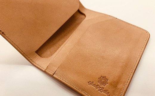 レザー カードケース ウォレット 国産 牛ヌメ革 ショート サイズ 財布 日用品 雑貨 ファッション 小物 収納 タンニン Stately  Leather