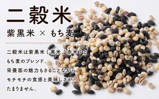 二穀米（紫黒米×もち麦）2袋セット(41-05)