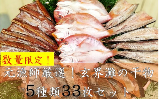 訳あり 元漁師が手掛ける厳選干物 ５種盛セット 合計３３枚 佐賀県玄海町 ふるさと納税 ふるさとチョイス