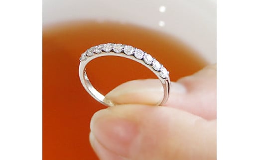 ジュエリーAmonの全商品一覧12号❤️ダイヤモンド H\u0026C K18YG 0.56ct 3/4エタニティ鑑別付