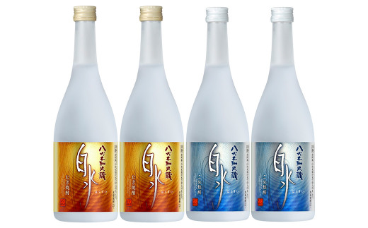 焼酎 白水 25度 720ml×4本セット（麦焼酎 白水、米焼酎 白水）