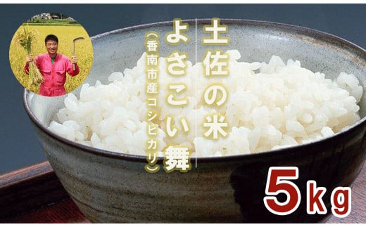 おいしいコシヒカリ！ 土佐の米よさこい舞5kg kr-0014 424288 - 高知県香南市
