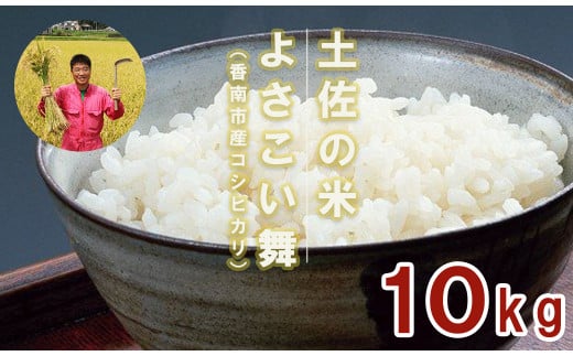 おいしいコシヒカリ！ 土佐の米よさこい舞10kg kr-0017 424345 - 高知県香南市
