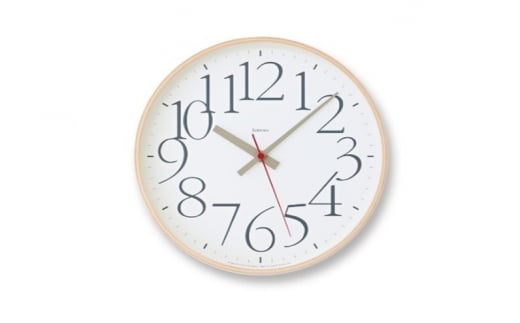 AY clock RC［電波時計］/ ホワイト （AY14-10 WH）Lemnos レムノス 時計 [№5616-0357] 854590 - 富山県高岡市