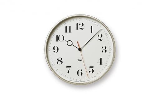 RIKI RING CLOCK/ホワイト（WR20-05 WH）Lemnos レムノス 時計 [№5616-0480] 854691 - 富山県高岡市