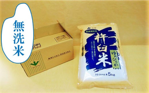 【無洗米6ヶ月定期便】特別栽培「きなうす米」ゆめぴりか5kg×6回　K002