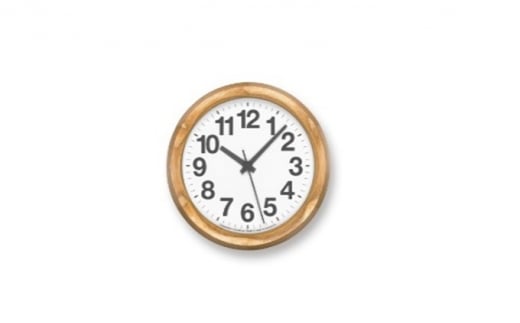 Clock A Small / ナチュラル（YK15-03 NT）Lemnos レムノス 時計 [№5616-0425] 854647 - 富山県高岡市