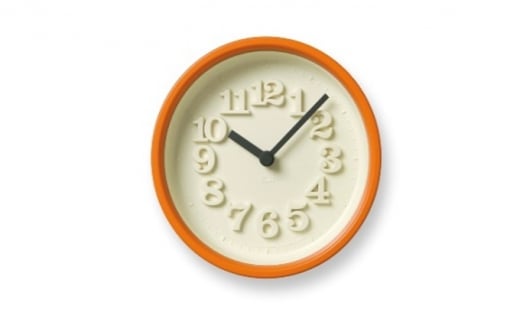 小さな時計 / オレンジ （WR07-15 OR）Lemnos レムノス 時計 [№5616-0365] 854598 - 富山県高岡市