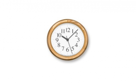 Clock B Small / ナチュラル （YK15-04 NT）Lemnos レムノス 時計 [№5616-0427] 854649 - 富山県高岡市