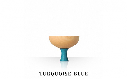 Guinomi Sake Cup　HAI KISEN（SHORT series）　TURQUOISE BLUE [№5616-7020]0037 854289 - 富山県高岡市
