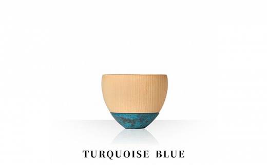 Guinomi Sake Cup　DON KISEN（SHORT series）　TURQUOISE BLUE [№5616-7023]0038 854292 - 富山県高岡市
