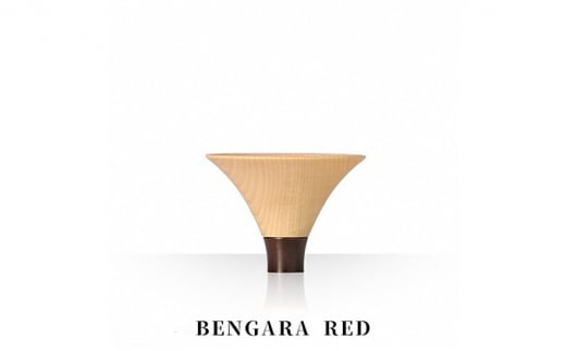 Guinomi Sake Cup　FUJI KISEN（SHORT series）　BENGARA RED [№5616-7027]0039 854296 - 富山県高岡市