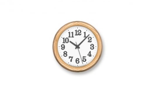Clock C Small / ナチュラル （YK15-05 NT）Lemnos レムノス 時計 [№5616-0429] 854651 - 富山県高岡市