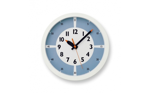 fun pun clock with color! / ライトブルー （YD15-01 LBL） Lemnos レムノス  時計 [№5616-0470] 854682 - 富山県高岡市