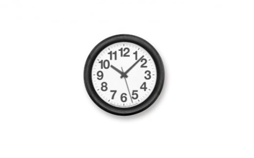 Clock A Small / ブラック（YK15-03 BK）Lemnos レムノス 時計 [№5616-0426] 854648 - 富山県高岡市