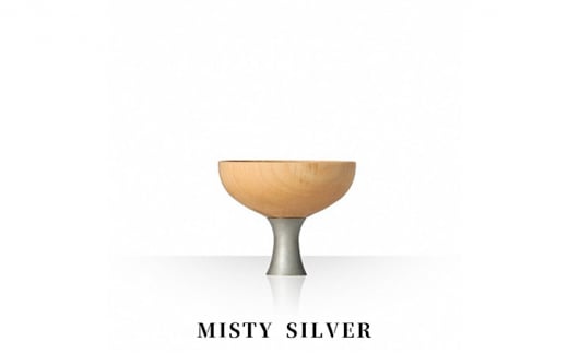 Guinomi Sake Cup　HAI KISEN（SHORT series）　MISTY SILVER [№5616-7022]0037 854291 - 富山県高岡市