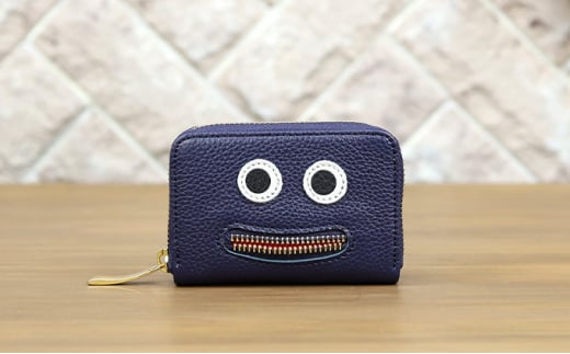 [№5258-7221]0207【ネイビー】思わず笑顔になってしまうニッコリマルチケース/ミニ財布 755090 - 兵庫県姫路市