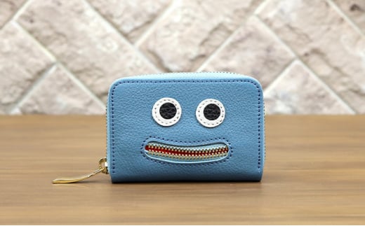 [№5258-7219]0207【ブルー】思わず笑顔になってしまうニッコリマルチケース/ミニ財布 755088 - 兵庫県姫路市