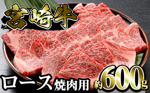 B 0107 宮崎牛 ロース焼肉用 約600g 約300g 2パック マキシマムスパイス1本付 和牛オリンピック連覇達成の宮崎牛 ご家庭で最高級の牛肉を 中村食肉 宮崎県三股町 ふるさと納税 ふるさとチョイス