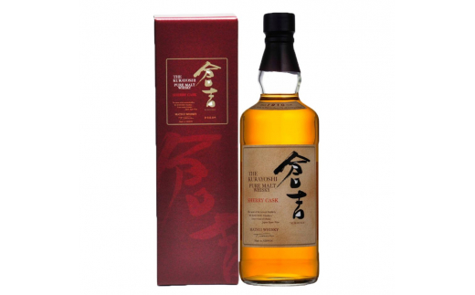 B23-8 （大山の深層天然水使用）ピュアモルト「倉吉シェリーカスク」マツイウイスキー/松井酒造カートン入 584617 - 鳥取県鳥取県庁