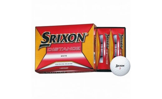 ダンロップ ゴルフボール Srixon Distance ホワイト 広島県大竹市 ふるさと納税 ふるさとチョイス