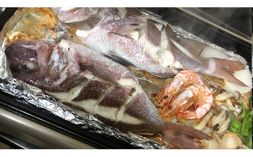 【福神水産】鯛の宝楽焼と淡路島いかなごのくぎ煮セット