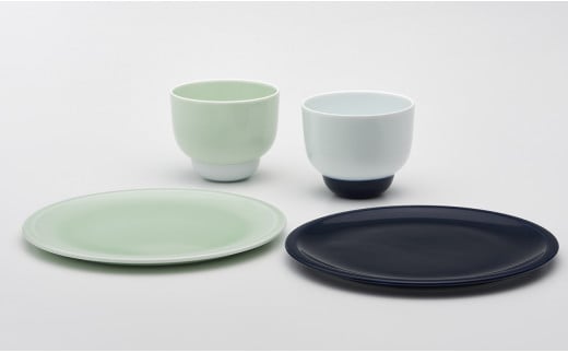 2016/ PD Cup & Plate Setカップ フリーカップ 平皿 4個セット 有田焼 食器 ギフト A40-210