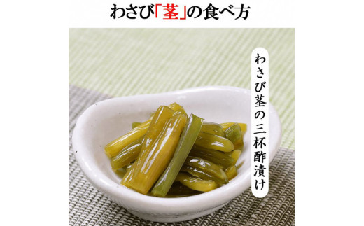 茎付き 世界農業遺産認定の本わさび 250g と絶品漬物が作れるわさびの茎セット 静岡県西伊豆町 ふるさと納税 ふるさとチョイス