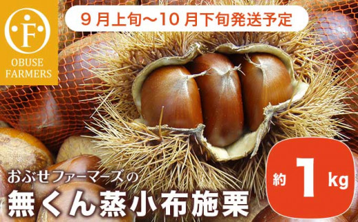 完熟した小布施栗を一粒一粒、丁寧に選んで、大粒の逸品だけを厳選して無くん蒸の状態でお届けします。