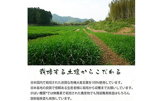 有機栽培 大麦若葉青汁（2個セット）：B013-031