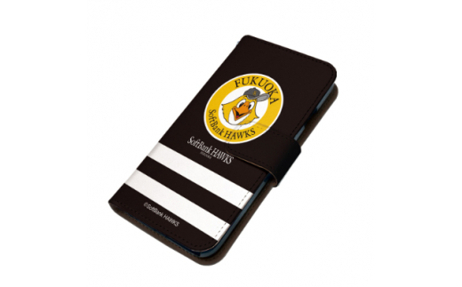 福岡ソフトバンクホークス iPhoneケース 手帳型 pattern-ip7-1【1218893】