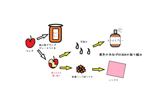 リンゴ取り組みフロー図