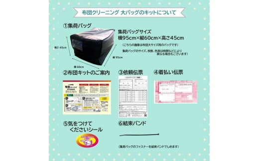 新潟県糸魚川市のふるさと納税 布団丸洗いクリーニング（６点パック）圧縮サービス付き