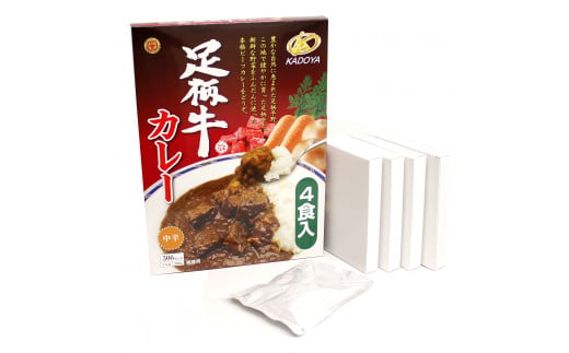 足柄牛を贅沢に使ったカレー200g×4個セット