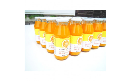農園完熟果実絞り (美浜町産)温室みかん100％ジュース 小瓶30本セット