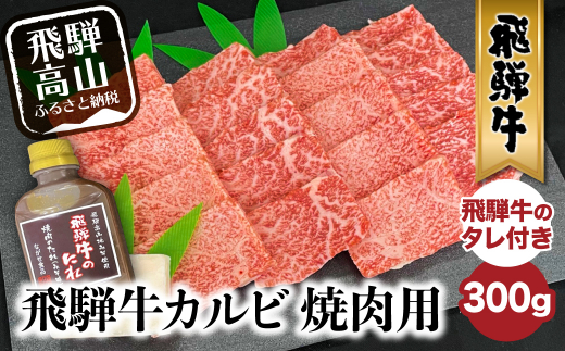 飛騨牛カルビ焼肉用300g 飛騨牛のタレ付き 和牛 高級肉 お肉 高級 お取り寄せ お取り寄せグルメ カルビ やきにく 焼肉 焼き肉 ギフト 贈呈用 贈り物 化粧箱 お祝い お中元 黒毛和牛 肉 牛肉 飛騨高山 B693 岐阜県高山市 ふるさと納税 ふるさとチョイス