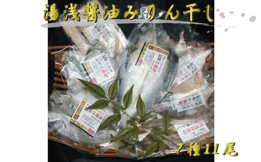 湯浅醤油みりん干し7品種11尾入りの詰め合わせ 763127 - 和歌山県串本町