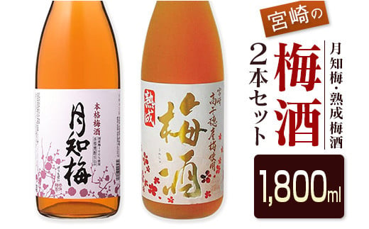 ◆宮崎の梅酒2本セット 804035 - 宮崎県宮崎県庁