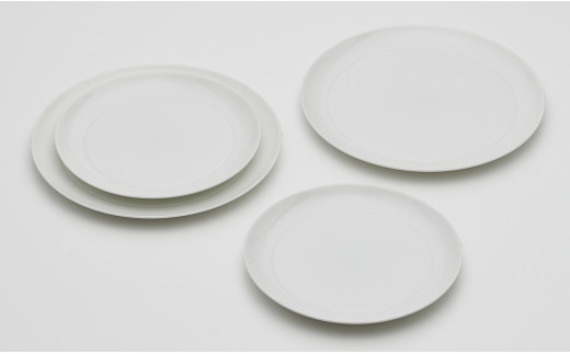 2016/ CM Plate set[2016/オリジナル]有田焼 食器 器 皿 中皿 食器セット 4点 プレート ホワイト シンプル AA70-181